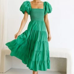 Zaina Dress GREEN